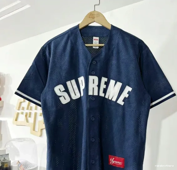 short BASEBALL ULTRASUDE baseball MESH mesh JERSEY suede sleeved 24SS 0729